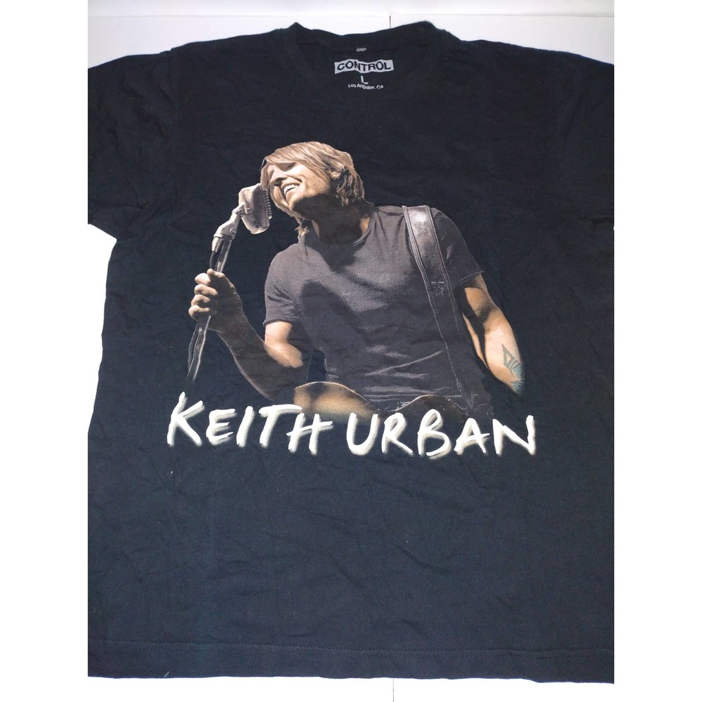 Keith Urban Escape Together 2009 World Tour Tshirt Black size L Unisex